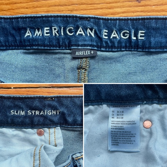 American Eagle AirFlex+ Slim Straight Jeans - Picture 6 of 6